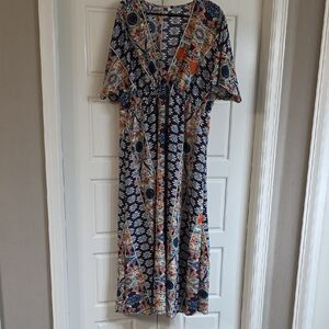 Floral Bohemian Maxi Dress